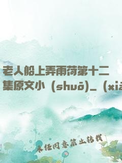 老人船上弄雨荷第十二集原文小說(shuō)