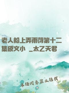 老人船上弄雨荷第十二集原文小說