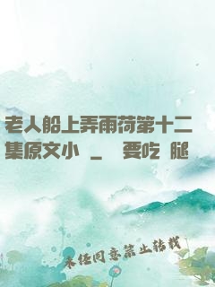 老人船上弄雨荷第十二集原文小說