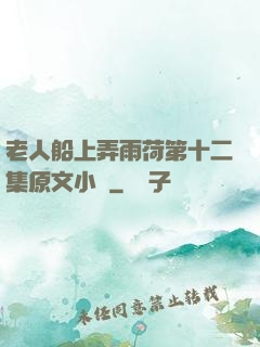 老人船上弄雨荷第十二集原文小說