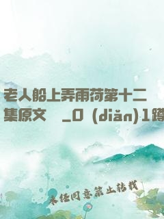 老人船上弄雨荷第十二集原文閱讀