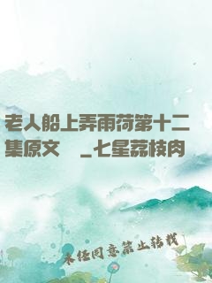 老人船上弄雨荷第十二集原文閱讀