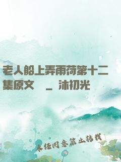 老人船上弄雨荷第十二集原文閱讀