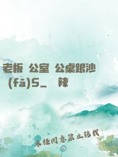 老板辦公室辦公桌跟沙發(fā)5