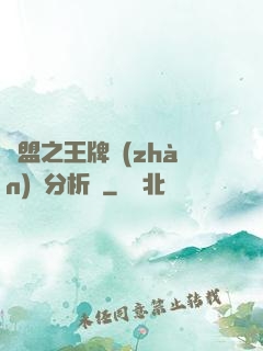 聯盟之王牌戰(zhàn)隊分析師