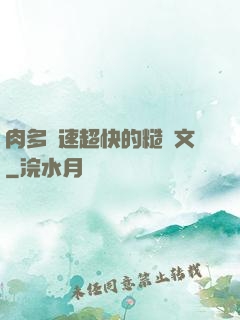 肉多車速超快的糙漢文
