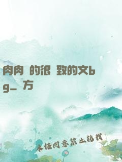 肉肉寫的很細致的文bg