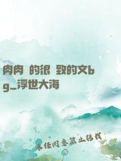 肉肉寫的很細致的文bg