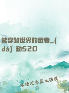 能穿越世界的武者