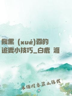 腹黑學(xué)霸的追妻小技巧