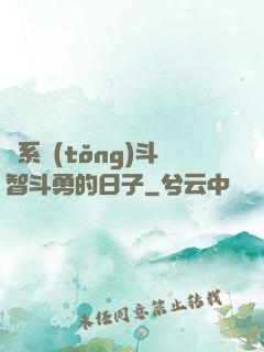與系統(tǒng)斗智斗勇的日子