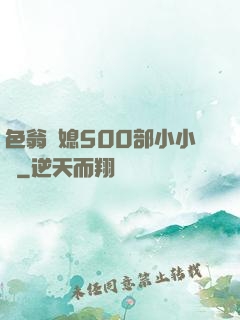 色翁蕩媳500部小小說
