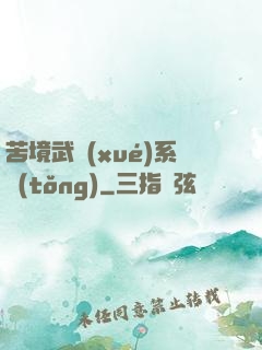 苦境武學(xué)系統(tǒng)