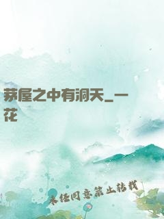 茅屋之中有洞天