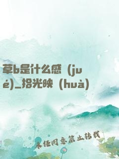 草b是什么感覺(jué)