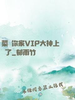 菜鳥你家VIP大神上線了