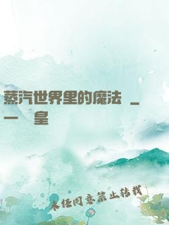 蒸汽世界里的魔法師