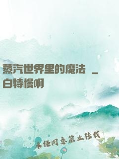 蒸汽世界里的魔法師