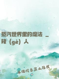 蒸汽世界里的魔法師