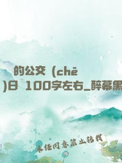 蘇蘇的公交車(chē)日記100字左右