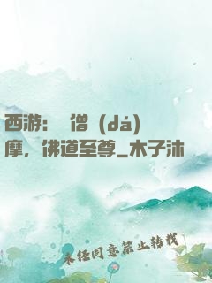 西游：貧僧達(dá)摩，佛道至尊