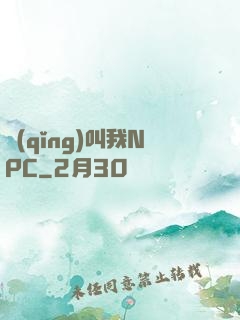 請(qǐng)叫我NPC