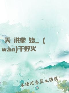 諸天從洪拳開始