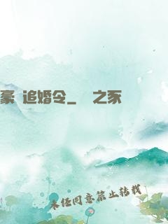 豪門追婚令