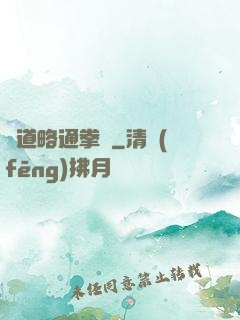 貧道略通拳腳