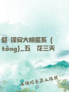 超級保安大明星系統(tǒng)