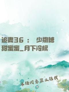 追妻36計：陸少撒糖甜蜜蜜