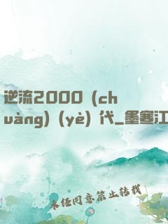 逆流2000創(chuàng)業(yè)時代