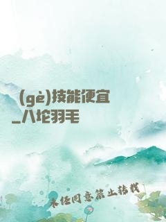 這個(gè)技能便宜賣
