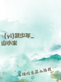 醫(yī)武少年