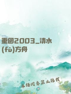 重回2003