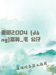 重回2004當(dāng)富翁