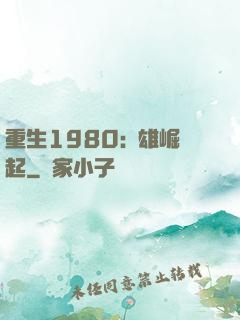重生1980:梟雄崛起