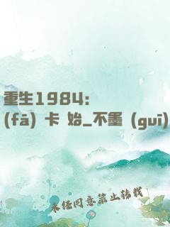 重生1984：從開發(fā)漢卡開始