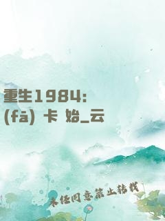 重生1984：從開發(fā)漢卡開始