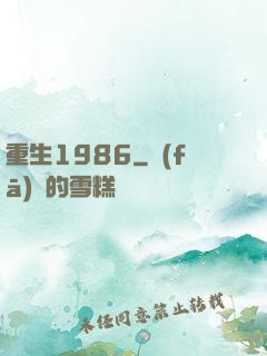 重生1986