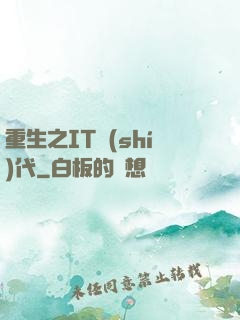 重生之IT時(shí)代