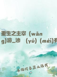重生之主宰網(wǎng)游