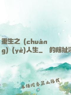 重生之創(chuàng)業(yè)人生