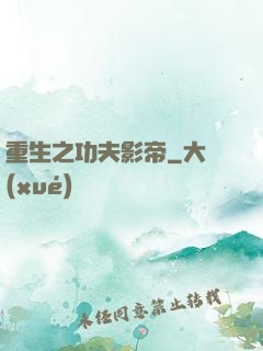 重生之功夫影帝