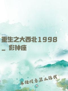 重生之大西北1998