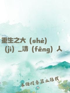 重生之大設(shè)計(jì)師