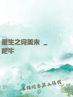 重生之完美未來
