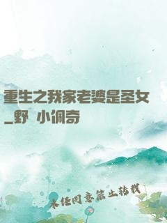重生之我家老婆是圣女