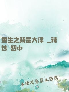 重生之我是大律師