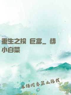 重生之投資巨富